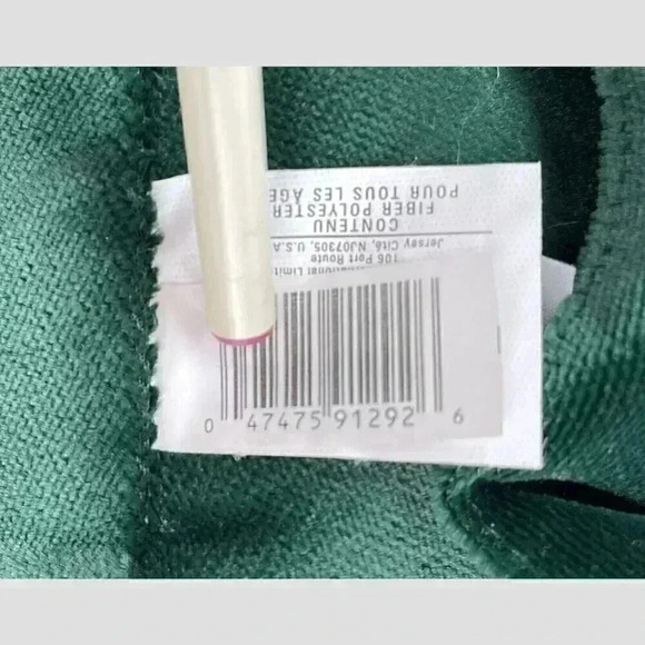 Vintage Santa Snowflake Teddy 1999 Plush Girl Bear‎ Green Red Plaid - Picture 9 of 10